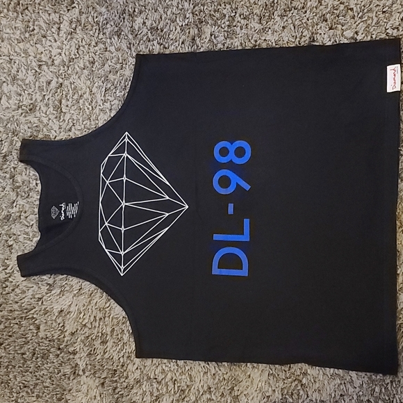 Diamond Supply Co. Other - Black/Blue, Diamond, tanktop, Size XXL